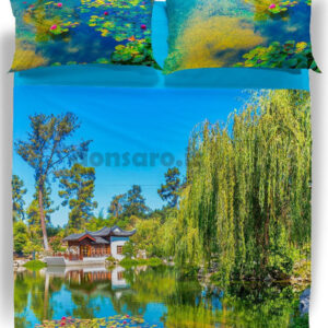 Completo lenzuola copriletto CALEFFI, NINFEE