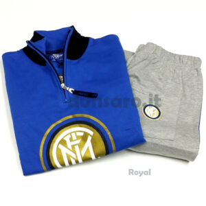 Pigiama tuta casa uomo felpa, INTER IN14084