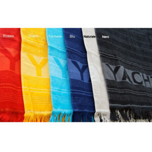 Telo Mare Yachting Bamboo micro spugna e frange