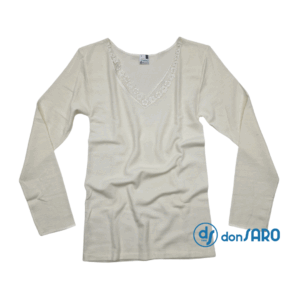 maglia intima donna pura lana manica lunga MADIVA
