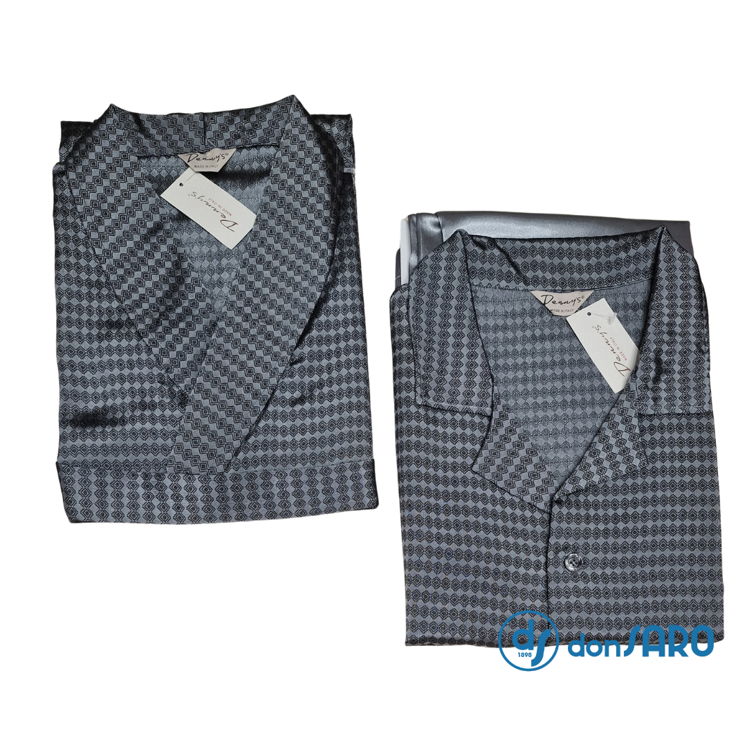 Coordinato uomo estivo vestaglia e pigiama da camera 1468 – Donsaro