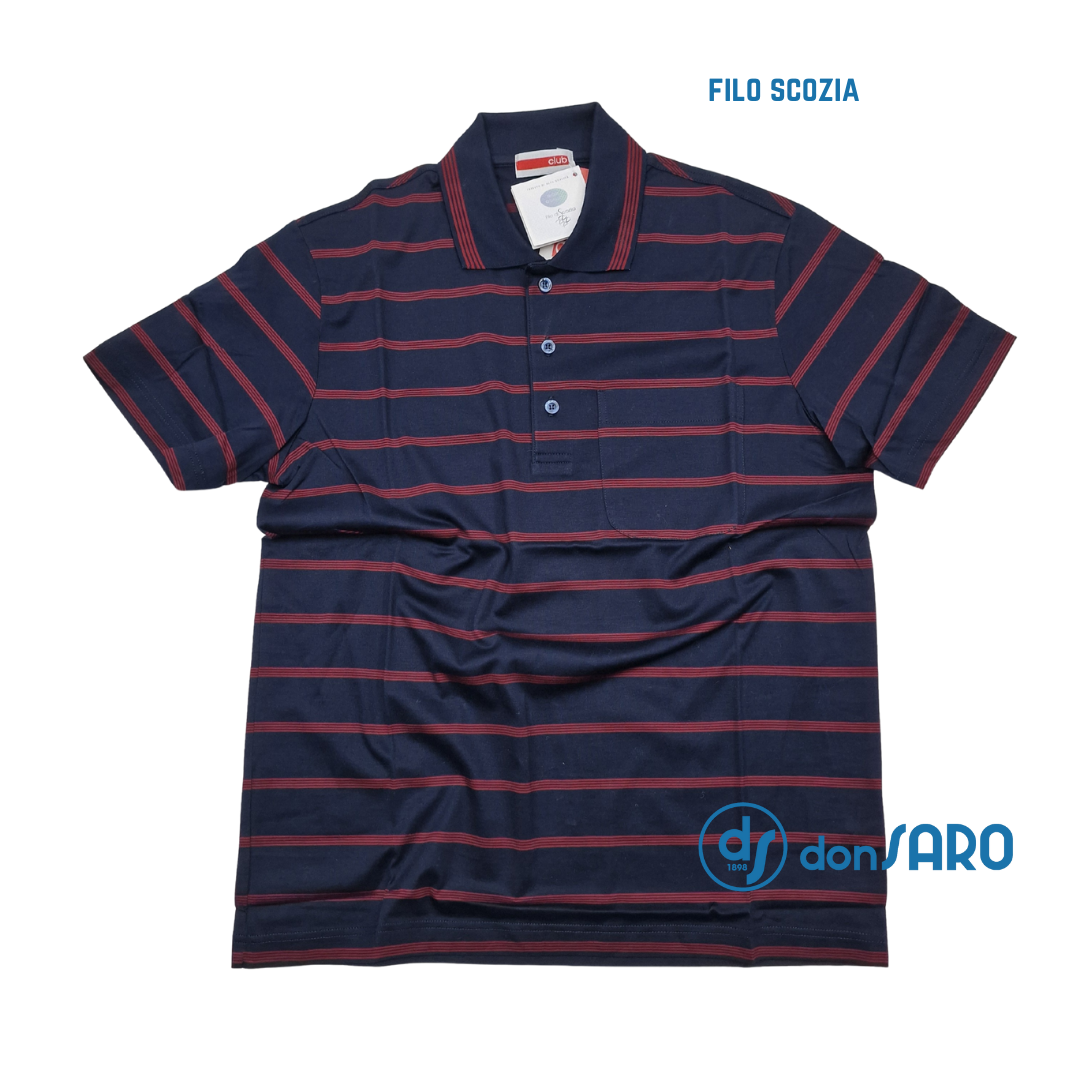 Polo Uomo Mezza Manica Filo di Scozia 50213 – Donsaro