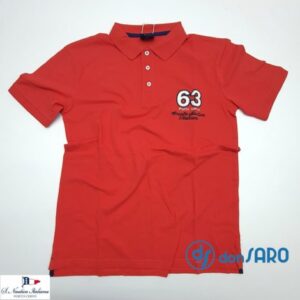 Polo uomo manica corta nido d'ape, Scuola Nautica Red Race