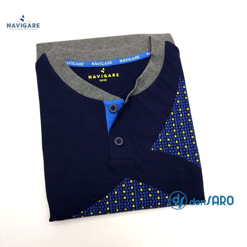 Pigiama uomo cotone jersey manica lunga, Navigare B2141466 – Donsaro