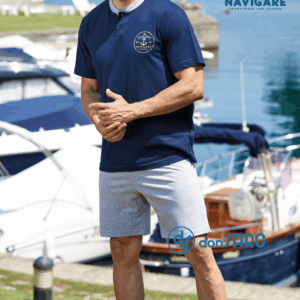 Pigiama uomo calibrato manica corta cotone NAVIGARE B2141451