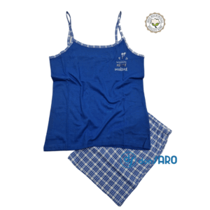 Pigiama donna bretellina stretta short cotone Karelpiù 4304