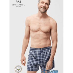 Boxer uomo con bottoni tessuto camicia, Ysabel Mora 20301