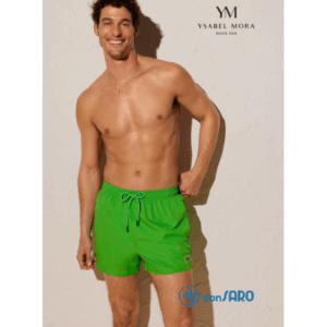 Boxer mare uomo tinta unita verde, Ysabel Mora 90161