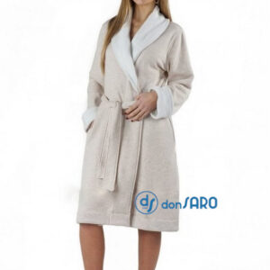 Vestaglia donna collo scialle interno effetto cashmere Carol