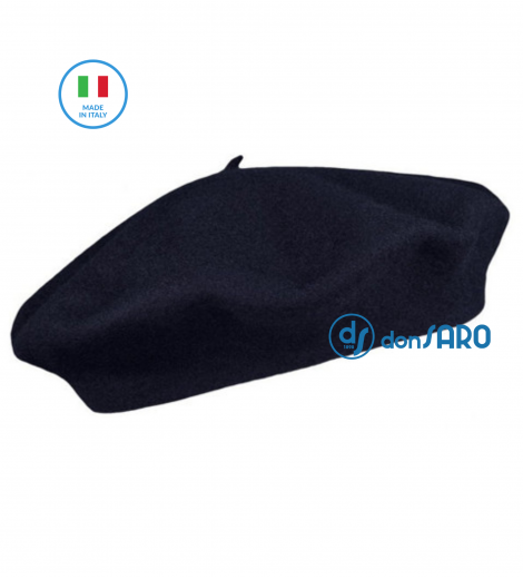 Basco Francese 100% pura lana con fodera scozzese – Donsaro