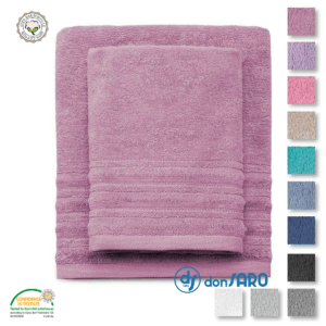 Set asciugamani 1+1 Di Maestro in spugna 500 gr/mq | Morbido e Assorbente