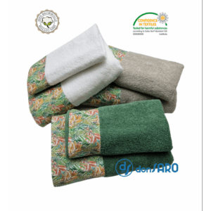 Coppia asciugamani spugna balza stampa digitale, Amazzonia