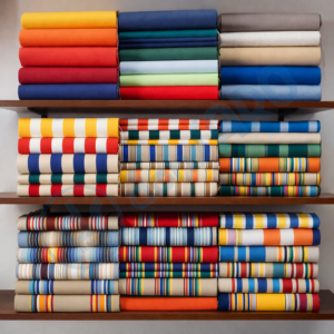 tessuti tela sdraio righe e tinta unita colori assortiti dettaglio
