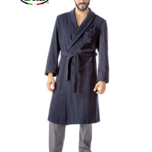 Vestaglia uomo lana cashmere tinta unita, B&B Europa