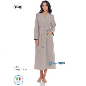 Vestaglia donna lana e cashmere collo scialle, B&B Jole