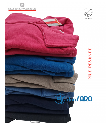 Giacca felpa con zip pile pesante donna, Campagnolo 4B141-6