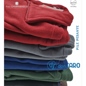 Felpa uomo pile pesante con cerniera, Campagnolo 4B101-7