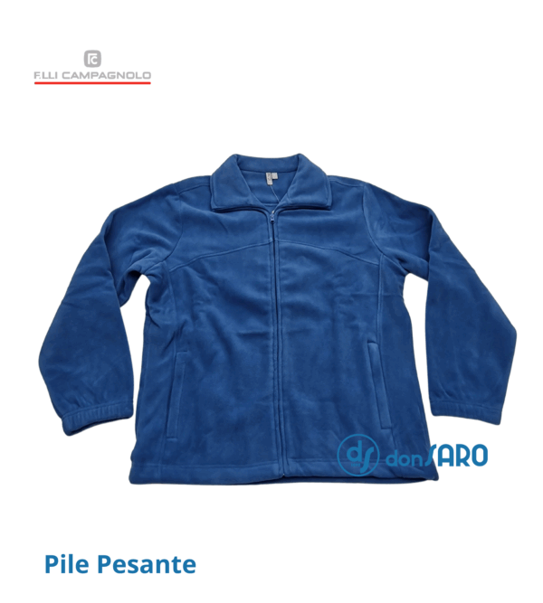 Felpa uomo pile pesante con cerniera, Campagnolo 4B101-7 - immagine 20