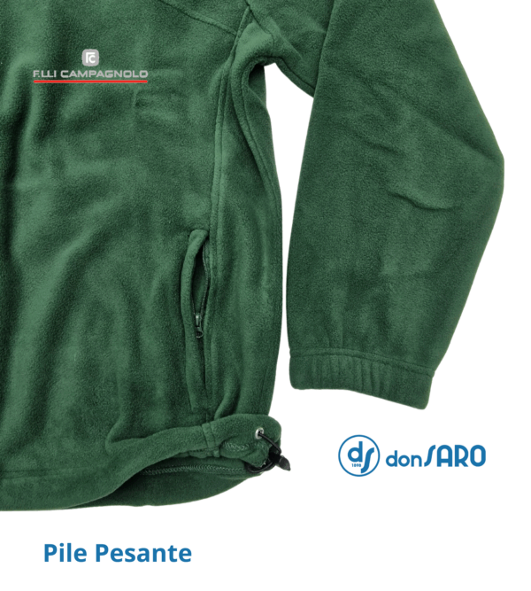 Felpa uomo pile pesante con cerniera, Campagnolo 4B101-7 - immagine 23