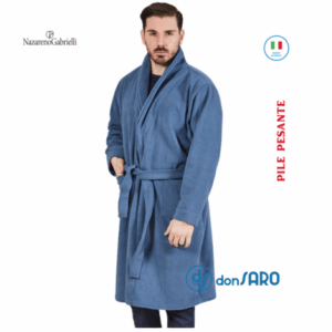 Vestaglia uomo pile classica Nazareno Gabrielli U1087