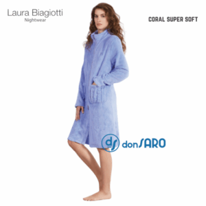 Vestaglia donna coral super soft, Nazareno Gabrielli 96810