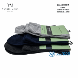 Calza corta uomo bambù, Ysabel Mora 22348