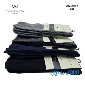Calzino uomo lana coste elastico no-stress Ysabel Mora 22853
