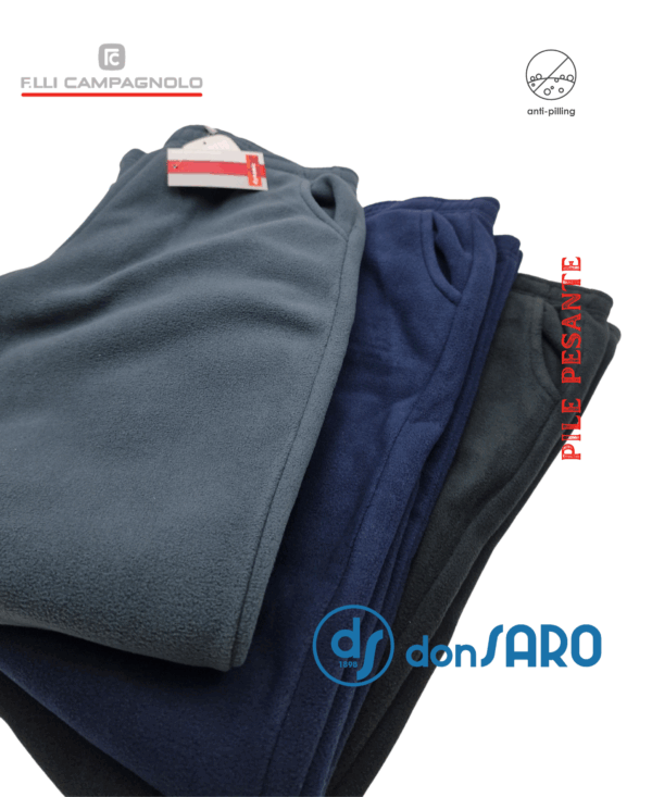 Pantalone di tuta uomo pile pesante, Campagnolo 4B041-7 - immagine 4