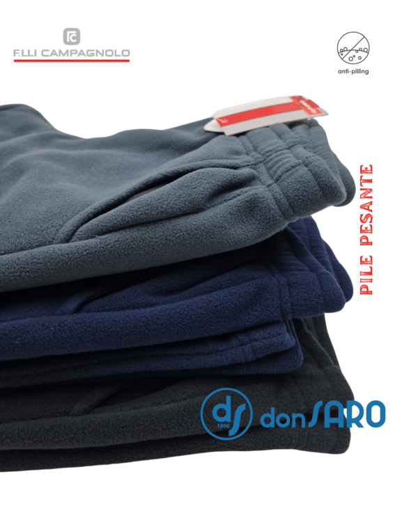 Pantalone di tuta uomo pile pesante, Campagnolo 4B041-7 - immagine 2
