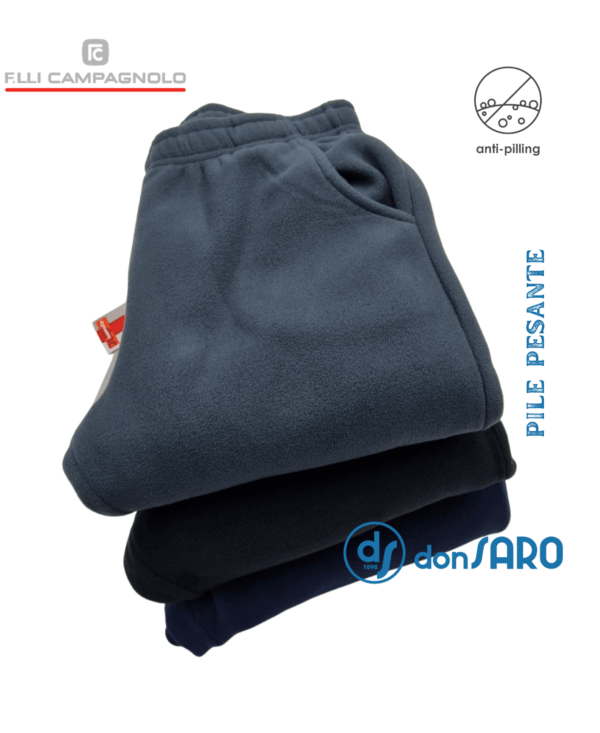Pantalone di tuta uomo pile pesante, Campagnolo 4B041-7