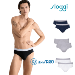Slip midi uomo Sloggi Men GO ABC 2.0 bipak cotone stretch
