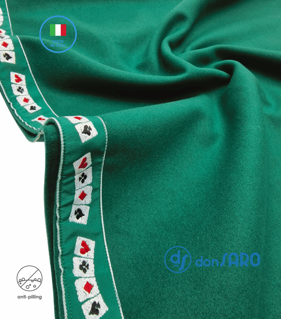 ID Mat Tappeto Per Giochi Di Carte Verde – 50x50 Cm, Antiscivolo In Gel Lattice, Lavabile In Lavatrice