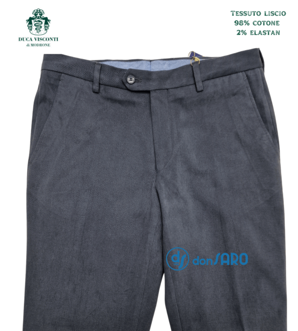 Pantalone uomo tessuto liscio Duca Visconti Modrone, 472 - immagine 9