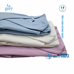 Vestaglia donna cotone jersey nido d'ape collo scialle, Gary