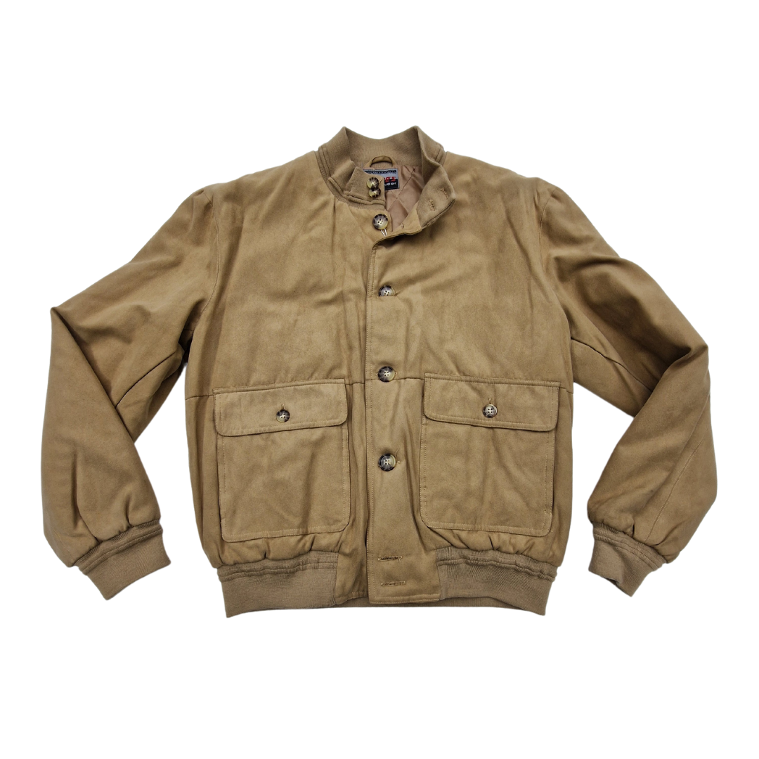 Giubbotto uomo invernale tessuto nabuck effetto scamosciato – Donsaro