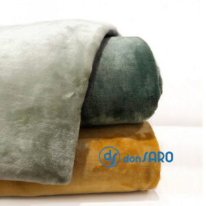 Coperta plaid pile pesante effetto cashmere UNITO Jolie Firenze colori sabbia antracite grigio perla oro