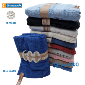 teli bagno spugna colori assortiti, 11 colori