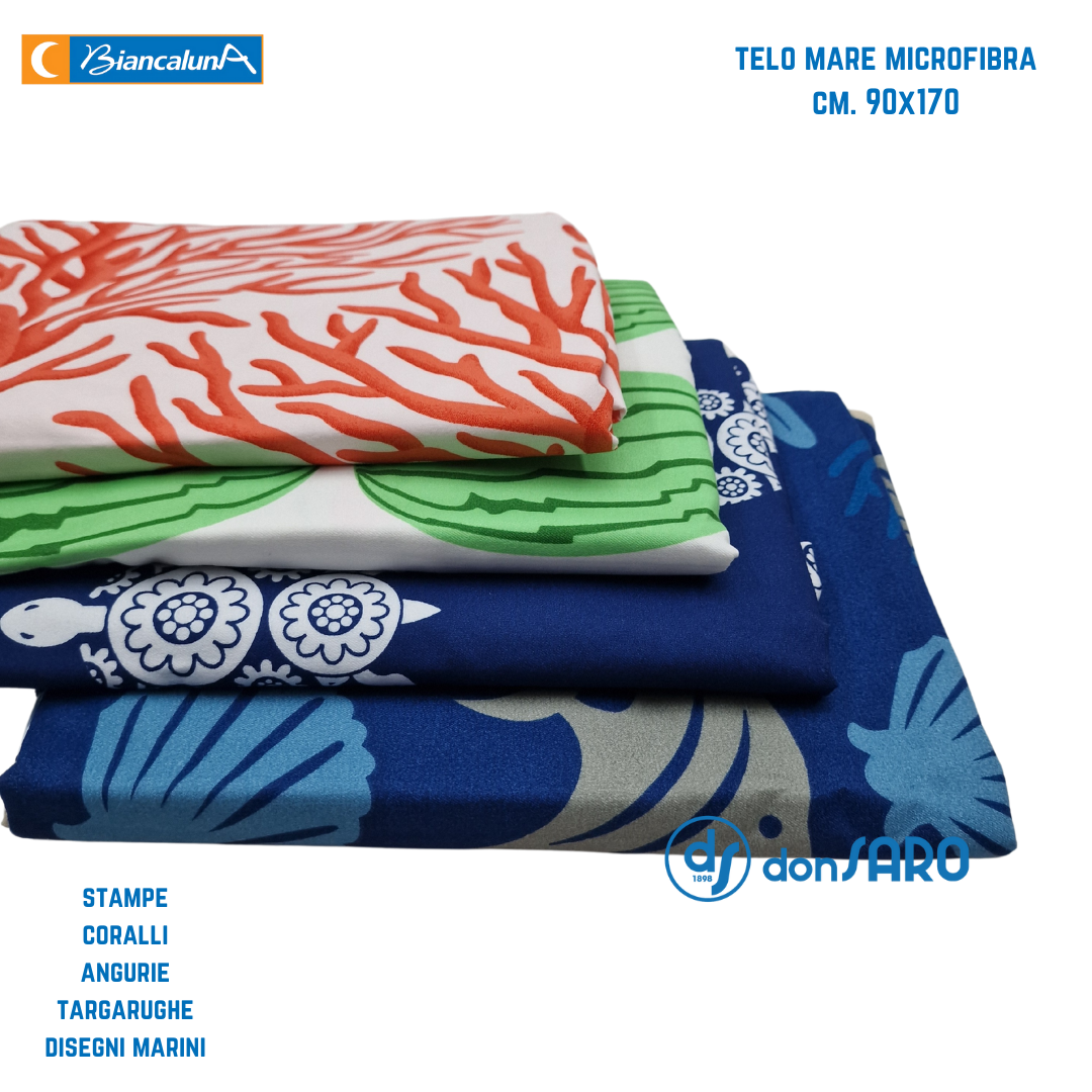 Cuscini Sdraio Aro Telo Mare Microfibra Stampati Disegni Marini E