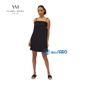Abito donna con spalline annodate viscosa, Ysabel Mora 86158