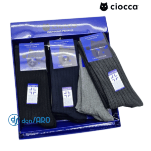 Calza uomo corta caldo cotone Sanitaria, Ciocca 916/1