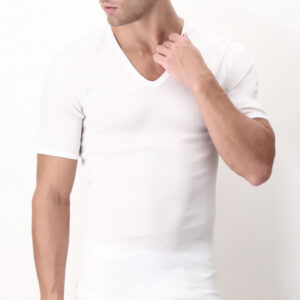 Maglia Uomo manica corta Collo a V PEROFIL Filo Scozia