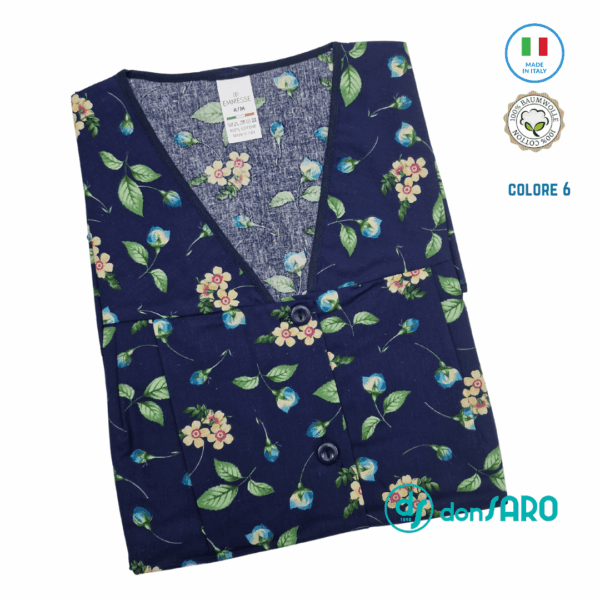 Copriabito donna senza maniche con bottoni, Emmesse 0416 - immagine 16