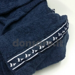 Accappatoio spugna unisex con Cappuccio NAVIGARE B2NV1