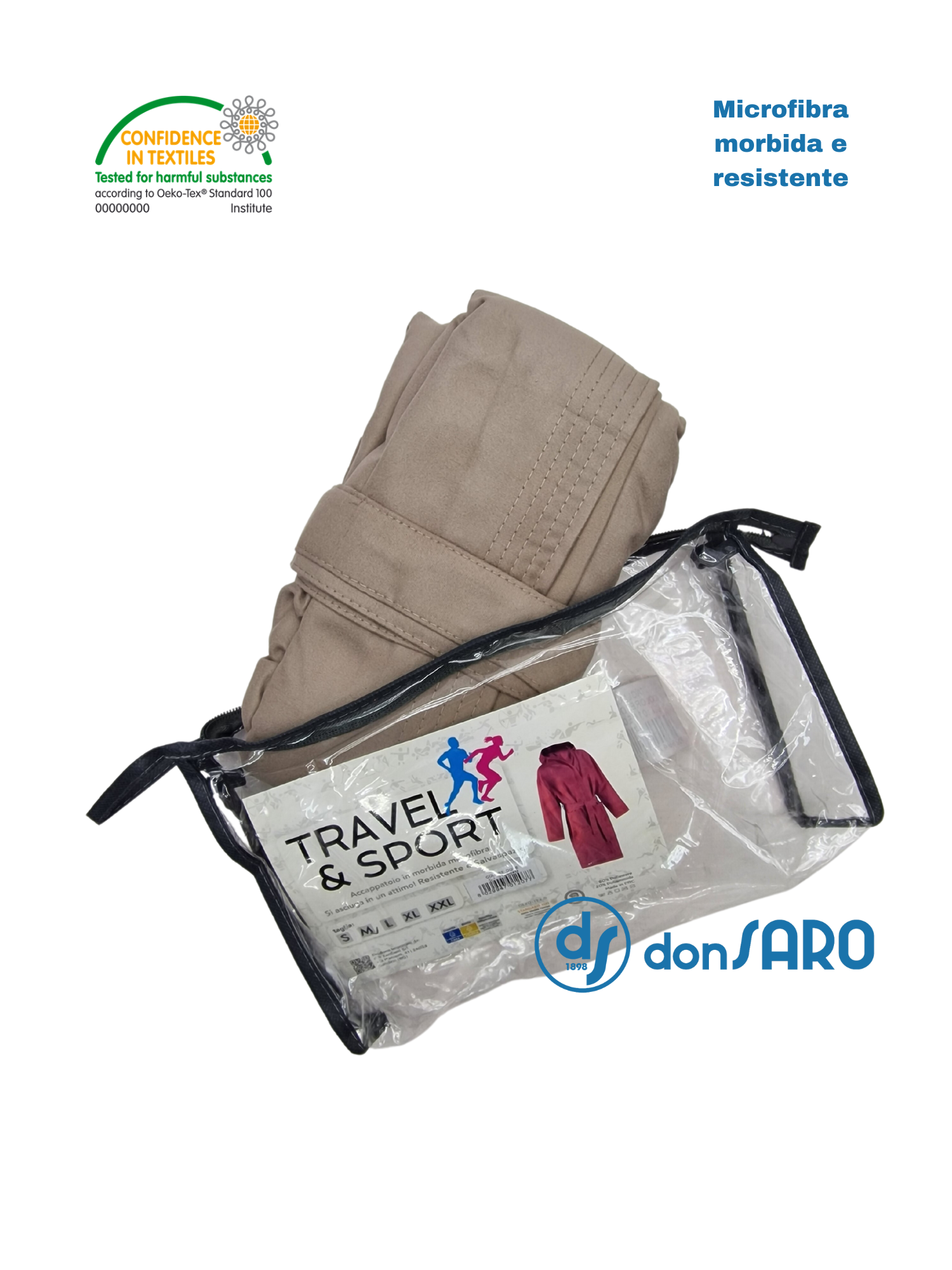 Accappatoio In Microfibra Unisex - Ultra Assorbente, Leggero, Ideale Per Sport E Viaggi - Foto 5