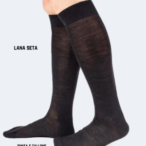 Calza uomo lunga Lana e Seta, Ciocca 844
