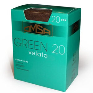 Collant donna crespato in scatola OMSA Green