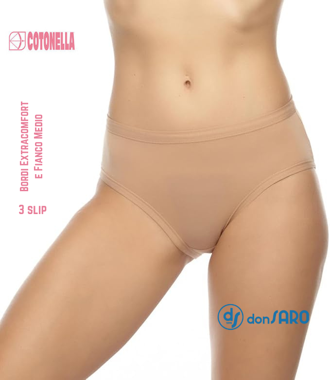 Cotonella Slip Donna Midi In Cotone Con Pizzo, Confezione Da 12 Pezzi. Bianco, Taglia M. Bordi Extra Comfort, Senza Elastici Al Giro Gamba. Comodi E Femminili. - 2