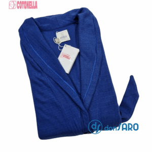 Cotonella vestaglia donna collo scialle e bottoni cotone 352
