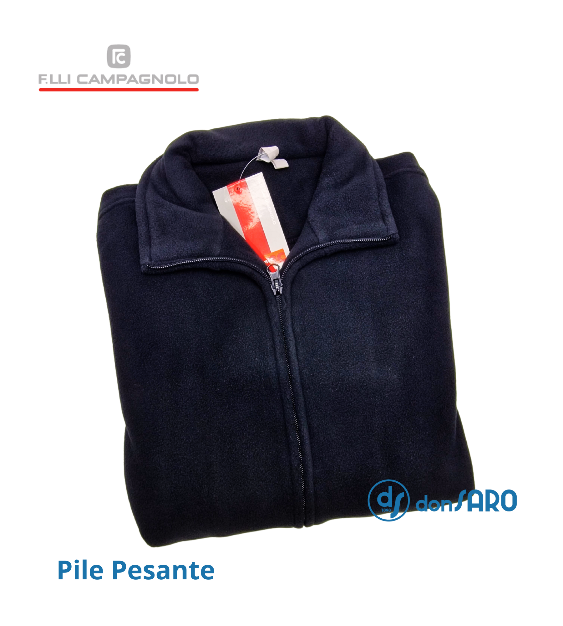 Giacca felpa con zip pile pesante donna, Campagnolo 4B141-6