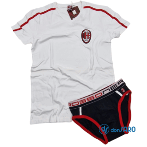 Milan Completo Intimo Uomo t-shirt a V e Slip MI11003